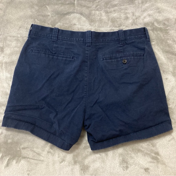 J Crew Mercantile Flex Women’s Chino Shorts Flat Front Navy Sz 33 Casual - Picture 2 of 11